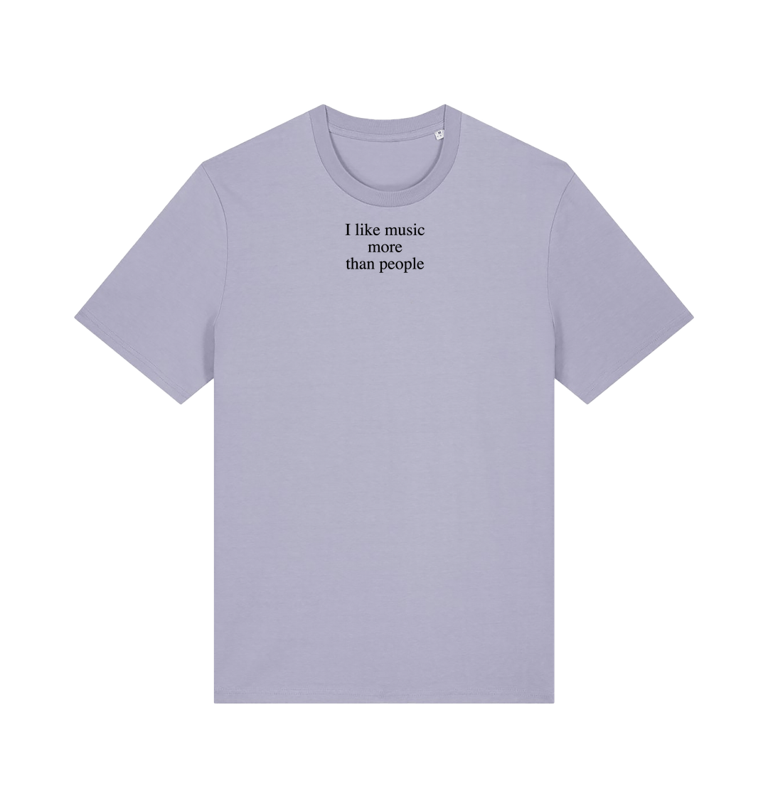Lavender Printed T-shirt Front